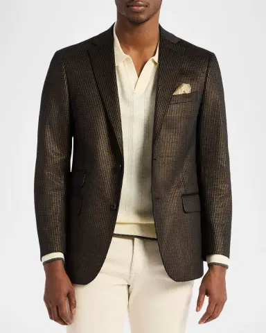 Robert Graham Men's Colden Houndstooth Single-Breasted Sport Coat | Thumbnail 4 Robert Graham Men's Colden Houndstooth Single-Breasted Sport Coat | Thumbnail 4