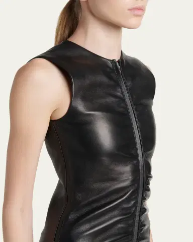 Tom Ford Lamb Leather Midi Dress | Thumbnail 5 Tom Ford Lamb Leather Midi Dress | Thumbnail 5