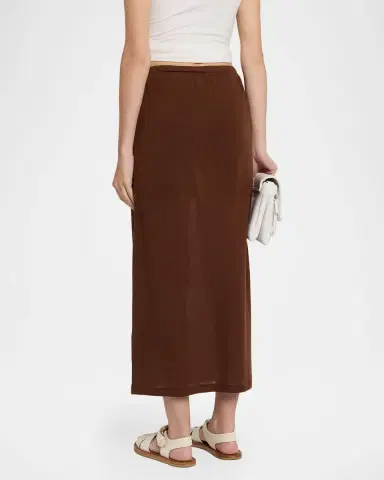 Akyn Studio Ada Sheer Jersey Midi Skirt | Thumbnail 3 Akyn Studio Ada Sheer Jersey Midi Skirt | Thumbnail 3