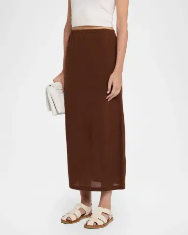 Akyn Studio Ada Sheer Jersey Midi Skirt | Thumbnail 4 Akyn Studio Ada Sheer Jersey Midi Skirt | Thumbnail 4