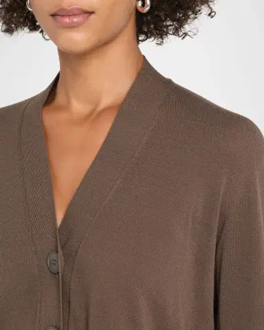 Oh My Goat V-Neck Viscose Knit Cardigan | Thumbnail 5 Oh My Goat V-Neck Viscose Knit Cardigan | Thumbnail 5