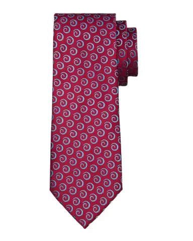Charvet Men's Swirl Pattern Jacquard Silk Tie | Thumbnail 1 Charvet Men's Swirl Pattern Jacquard Silk Tie | Thumbnail 1