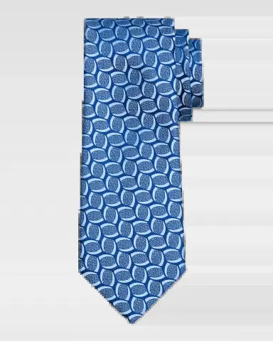 Charvet Men's Geometric Jacquard Silk Tie | Thumbnail 2 Charvet Men's Geometric Jacquard Silk Tie | Thumbnail 2