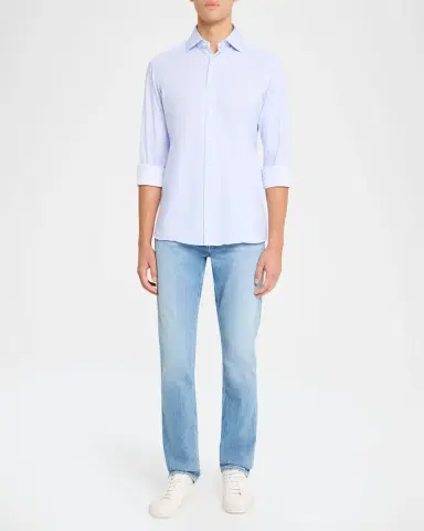 Eton Men's Slim Jersey Stretch Sport Shirt | Thumbnail 2 Eton Men's Slim Jersey Stretch Sport Shirt | Thumbnail 2