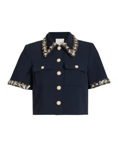 Cinq à Sept Aanya Sunflare Embellished Jacket | Thumbnail 1 Cinq à Sept Aanya Sunflare Embellished Jacket | Thumbnail 1
