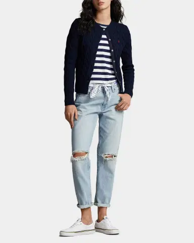 Polo Ralph Lauren Cable-Knit Cotton Cardigan | Thumbnail 2 Polo Ralph Lauren Cable-Knit Cotton Cardigan | Thumbnail 2