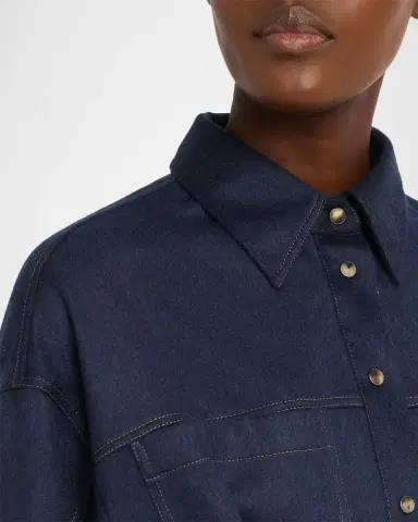 Brunello Cucinelli Brushed Wool Belted Shirt Jacket | Thumbnail 5 Brunello Cucinelli Brushed Wool Belted Shirt Jacket | Thumbnail 5
