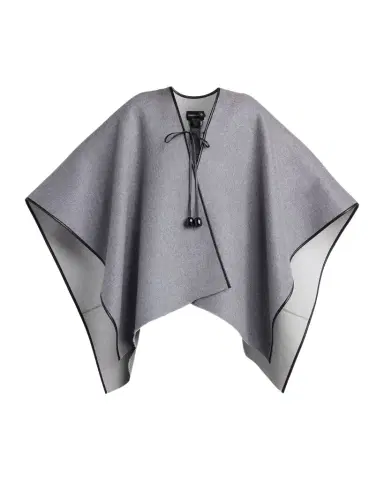 Giorgio Armani Wool-Cashmere Front-Tie Poncho | Thumbnail 1 Giorgio Armani Wool-Cashmere Front-Tie Poncho | Thumbnail 1