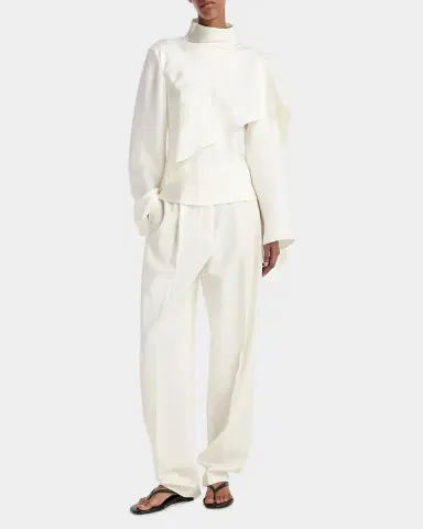 Róhe Foulard Drape Silk Top | Thumbnail 2 Róhe Foulard Drape Silk Top | Thumbnail 2