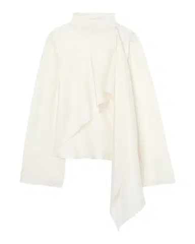 Róhe Foulard Drape Silk Top | Thumbnail 1 Róhe Foulard Drape Silk Top | Thumbnail 1