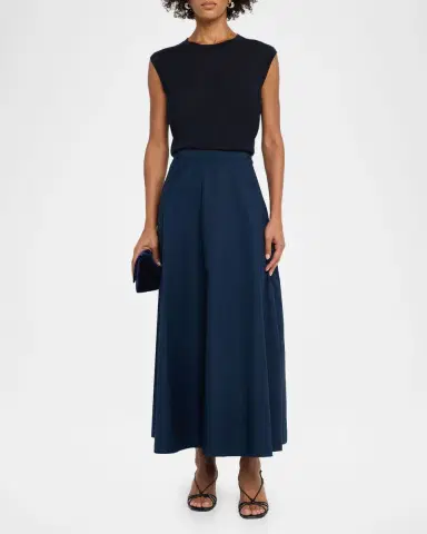 FFORME Deeta Flared Cotton Maxi Skirt | Thumbnail 2 FFORME Deeta Flared Cotton Maxi Skirt | Thumbnail 2