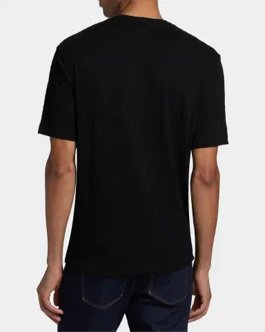 Giorgio Armani Stretch Jersey Crewneck T-Shirt | Thumbnail 3 Giorgio Armani Stretch Jersey Crewneck T-Shirt | Thumbnail 3