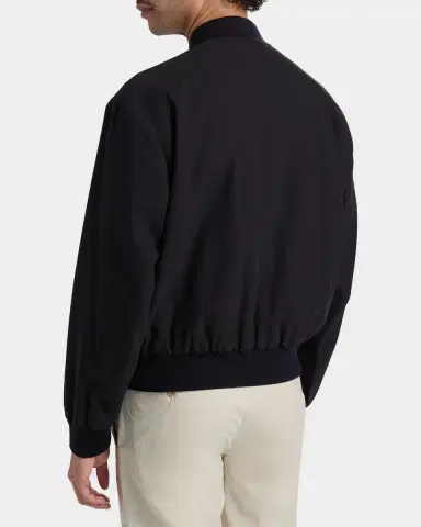Giorgio Armani Men's Cotton-Blend Bomber Jacket | Thumbnail 3 Giorgio Armani Men's Cotton-Blend Bomber Jacket | Thumbnail 3