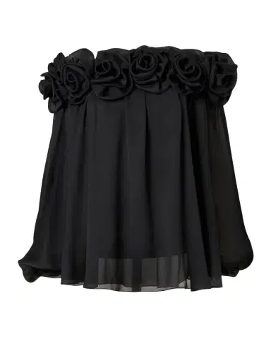 Carolina Herrera Rosette Off-the-Shoulder Blouse | Thumbnail 1 Carolina Herrera Rosette Off-the-Shoulder Blouse | Thumbnail 1