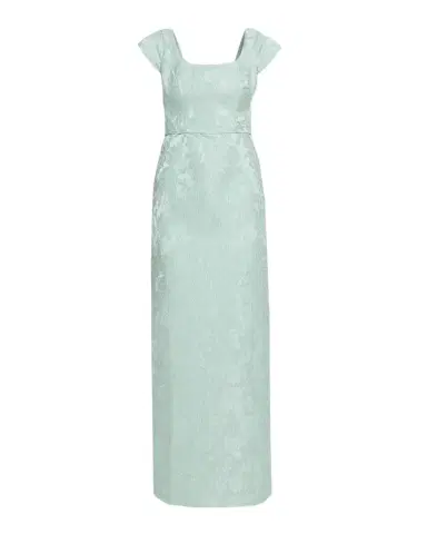 SACHIN BABI Grace Cap-Sleeve Cloque Column Gown | Thumbnail 1 SACHIN BABI Grace Cap-Sleeve Cloque Column Gown | Thumbnail 1