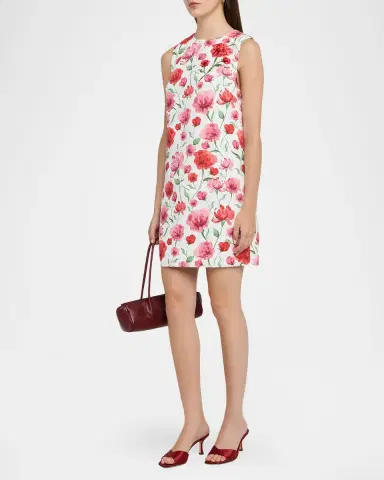 SACHIN BABI Uma Floral-Print Mini Shift Dress | Thumbnail 4 SACHIN BABI Uma Floral-Print Mini Shift Dress | Thumbnail 4