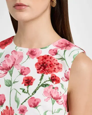 SACHIN BABI Uma Floral-Print Mini Shift Dress | Thumbnail 5 SACHIN BABI Uma Floral-Print Mini Shift Dress | Thumbnail 5