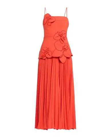 Acler Forever Young Avision Floral Appliqué Pleated Maxi Dress | Thumbnail 1 Acler Forever Young Avision Floral Appliqué Pleated Maxi Dress | Thumbnail 1
