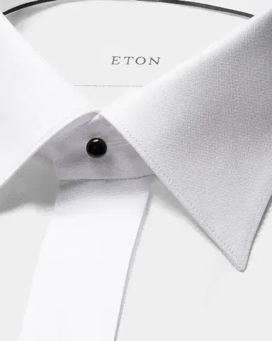 Eton Men 's Cotton Dobby Slim Fit Shirt | Thumbnail 2 Eton Men 's Cotton Dobby Slim Fit Shirt | Thumbnail 2