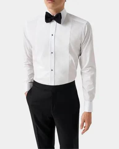 Eton Men 's Cotton Dobby Slim Fit Shirt | Thumbnail 4 Eton Men 's Cotton Dobby Slim Fit Shirt | Thumbnail 4
