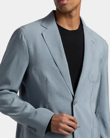 Giorgio Armani Men 's Silk-Blend Single-Breasted Blazer | Thumbnail 5 Giorgio Armani Men 's Silk-Blend Single-Breasted Blazer | Thumbnail 5