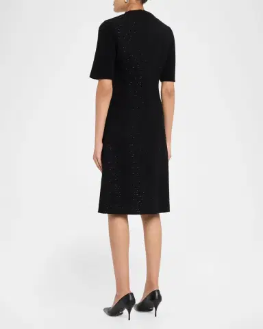 Fabiana Filippi A-Line Sequin Tweed Dress | Thumbnail 3 Fabiana Filippi A-Line Sequin Tweed Dress | Thumbnail 3