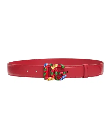 Dolce & Gabbana DG Embellished Leather Belt | Thumbnail 1 Dolce & Gabbana DG Embellished Leather Belt | Thumbnail 1