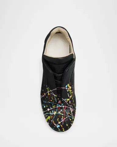 Maison Margiela Future Leather Low-Top Sneakers | Thumbnail 4 Maison Margiela Future Leather Low-Top Sneakers | Thumbnail 4