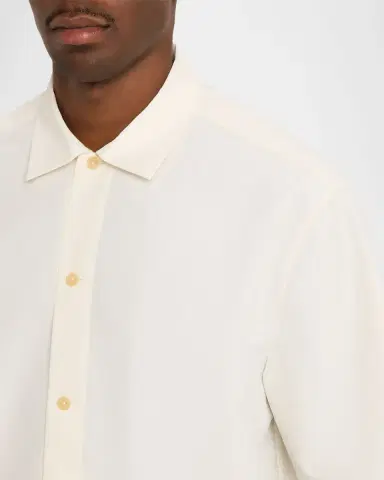 Jil Sander Men 's Water-Repellent Short-Sleeve Shirt | Thumbnail 5 Jil Sander Men 's Water-Repellent Short-Sleeve Shirt | Thumbnail 5