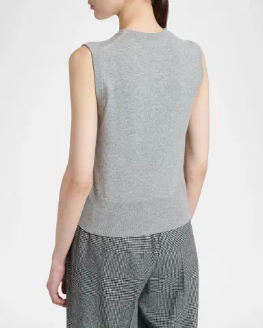 Dolce & Gabbana Cashmere Sleeveless Crewneck Sweater | Thumbnail 3 Dolce & Gabbana Cashmere Sleeveless Crewneck Sweater | Thumbnail 3