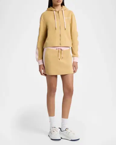 Casablanca Punto Crop Hooded Zip Jacket | Thumbnail 2 Casablanca Punto Crop Hooded Zip Jacket | Thumbnail 2