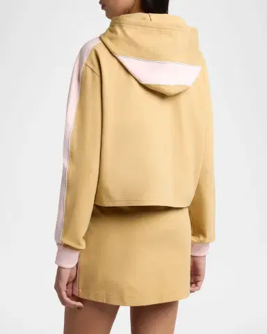 Casablanca Punto Crop Hooded Zip Jacket | Thumbnail 3 Casablanca Punto Crop Hooded Zip Jacket | Thumbnail 3
