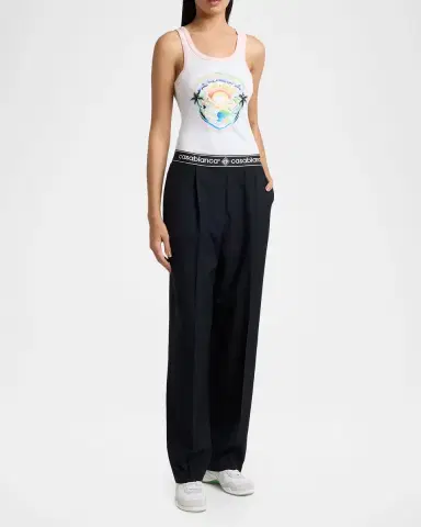 Casablanca Airspray Print Tank Top | Thumbnail 2 Casablanca Airspray Print Tank Top | Thumbnail 2