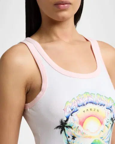 Casablanca Airspray Print Tank Top | Thumbnail 5 Casablanca Airspray Print Tank Top | Thumbnail 5
