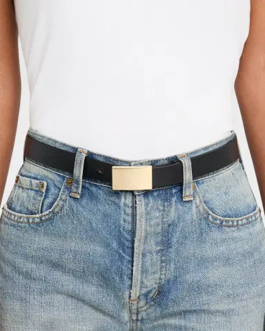 Victoria Beckham Portofino Mirror Belt in Shiny Leather | Thumbnail 2 Victoria Beckham Portofino Mirror Belt in Shiny Leather | Thumbnail 2