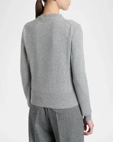 Dolce & Gabbana Pearly Button Cashmere Crewneck Cardigan | Thumbnail 3 Dolce & Gabbana Pearly Button Cashmere Crewneck Cardigan | Thumbnail 3