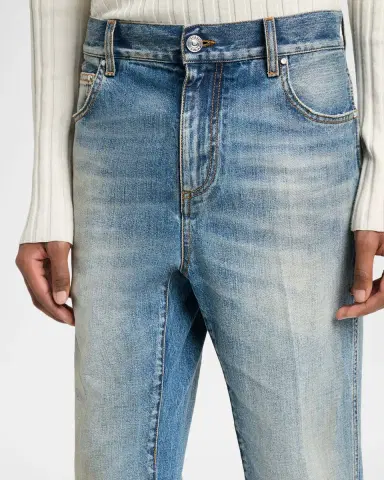 Amiri Men's MA Fit Faded Denim Jeans | Thumbnail 5 Amiri Men's MA Fit Faded Denim Jeans | Thumbnail 5