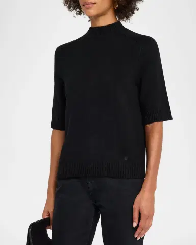 Loulou De Saison Ruth Rib-Knit Cashmere Top | Thumbnail 4 Loulou De Saison Ruth Rib-Knit Cashmere Top | Thumbnail 4