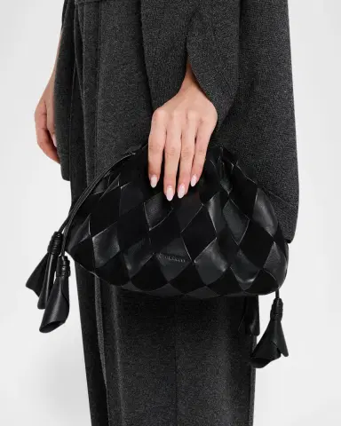 Zimmermann Cloud 91 Medium Suede & Leather Clutch Bag | Thumbnail 2 Zimmermann Cloud 91 Medium Suede & Leather Clutch Bag | Thumbnail 2