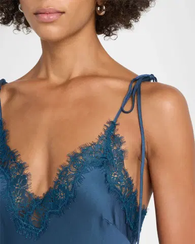 A.L.C. Aleena Satin Lace Maxi Dress | Thumbnail 5 A.L.C. Aleena Satin Lace Maxi Dress | Thumbnail 5