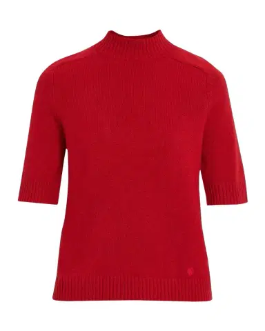 Loulou De Saison Ruth Rib-Knit Cashmere Top | Thumbnail 1 Loulou De Saison Ruth Rib-Knit Cashmere Top | Thumbnail 1
