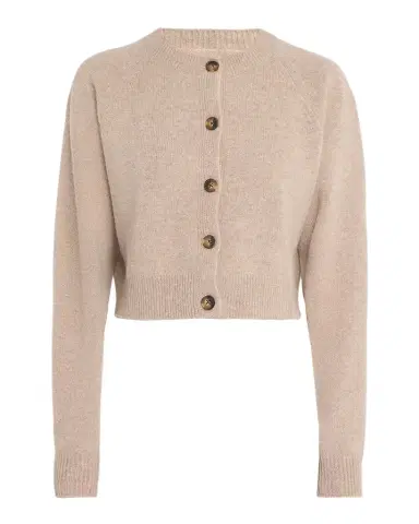 Loulou De Saison Heike Cashmere Crop Cardigan | Thumbnail 1 Loulou De Saison Heike Cashmere Crop Cardigan | Thumbnail 1