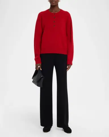 Loulou De Saison Malo Rib-Knit Cashmere Sweater | Thumbnail 2 Loulou De Saison Malo Rib-Knit Cashmere Sweater | Thumbnail 2