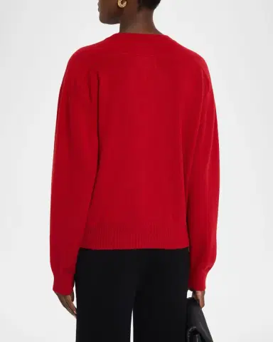 Loulou De Saison Malo Rib-Knit Cashmere Sweater | Thumbnail 3 Loulou De Saison Malo Rib-Knit Cashmere Sweater | Thumbnail 3
