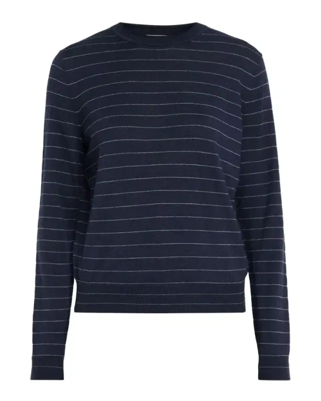 Striped Crewneck Cashmere Sweater Striped Crewneck Cashmere Sweater