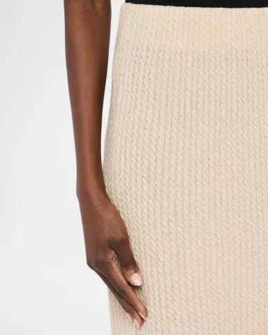 Lafayette 148 New York Cable-Knit Cashmere Midi Skirt | Thumbnail 5 Lafayette 148 New York Cable-Knit Cashmere Midi Skirt | Thumbnail 5