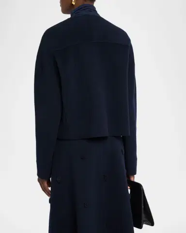 Lafayette 148 New York Crewneck Wool-Cashmere Jacket | Thumbnail 3 Lafayette 148 New York Crewneck Wool-Cashmere Jacket | Thumbnail 3