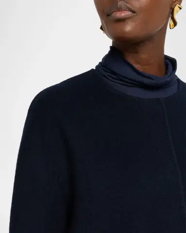 Lafayette 148 New York Crewneck Wool-Cashmere Jacket | Thumbnail 5 Lafayette 148 New York Crewneck Wool-Cashmere Jacket | Thumbnail 5