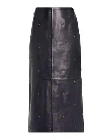 Lafayette 148 New York Dotted Nappa Leather Midi Pencil Skirt | Thumbnail 1 Lafayette 148 New York Dotted Nappa Leather Midi Pencil Skirt | Thumbnail 1