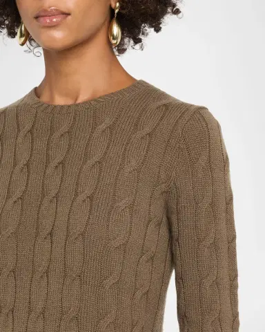 Ralph Lauren Collection Cable-Knit Stretch Silk Sweater | Thumbnail 5 Ralph Lauren Collection Cable-Knit Stretch Silk Sweater | Thumbnail 5